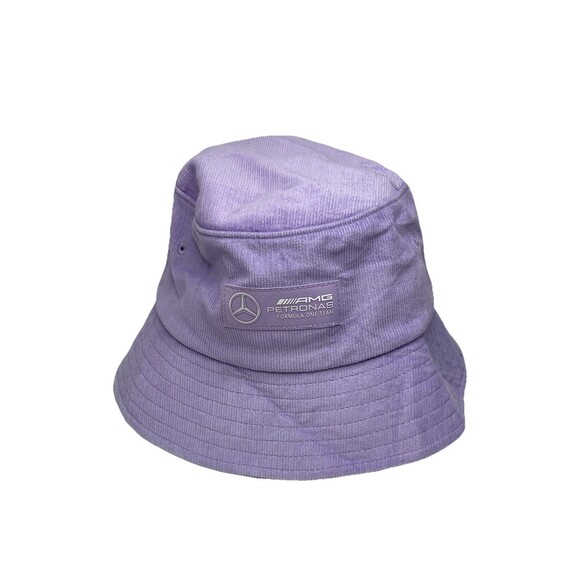 Mercedes AMG Light Purple Bucket Hat Corduroy Embroidered - Picture 1 of 5